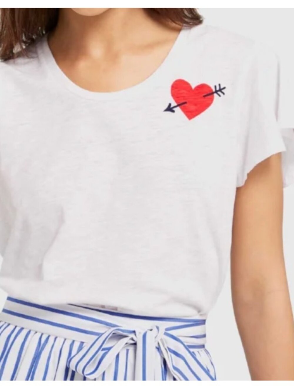 Draper James Heart Cloister Short Sleeve T-Shirt